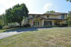 Private, circle driveway leads to the welcoming portico. Home is 3937sf on the 1st & 2nd floors. Basement is 2100sf totaling 6037sf of living space. Make sure to view the Virtual Media 3D Tour.