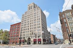 A rare opportunity for a 10th floor unit on the east side with 270 degree views, a rear balcony, completely updated and 3 bedroom home. The American Building sits on the streetcar line, but is close enough to walk to all the downtown entertainment areas. Tours of this exceptional property are worth the look.