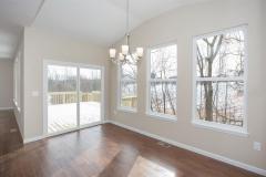 Look from dining area unto deck