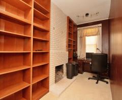 The handsome Study is also on the second floor and is complete with two built-in bookcases. A desk will provide ample work space to complete work projects.