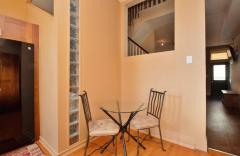 The dining area of the Kitchen is great for a leisurely weekend meal where you can plan your day or sip your morning coffee while catching up on the news.