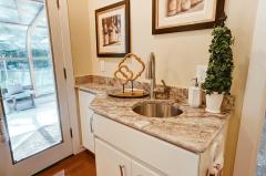Wet bar for entertaining in sunroom or breakfast area!