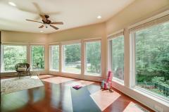 Master Bedroom has sitting room with views overlooking the grounds