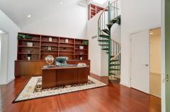!st floor Master Study with built ins
