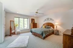 2nd floor center bedroom with JnJ bath. recessed lights! ceiling fan! WWC