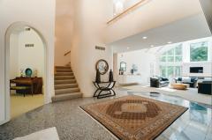 Granite flooring in 2 story entry