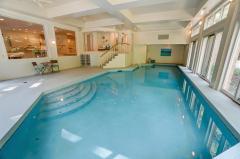 Indoor, heated and resistant flow for exercising.