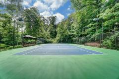 Freshly updated tennis court! Night time lights! Gazebo!