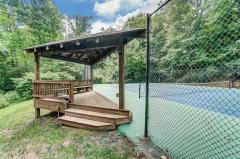 Gazebo to set and watch the match! Freshly updated tennis court! Lights for night time enjoyment!