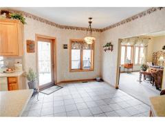 Plenty of space for an eat in kitchen table.