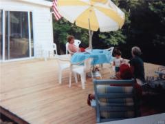 Enjoying their new deck from years past.