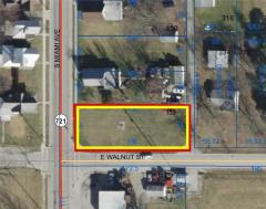 Aerial View And Lot Lines Outlined