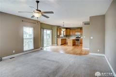 View from Great Room toward the kitchen.