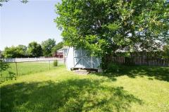 shed in rear yard