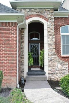 Inviting front porch.
