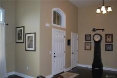 13 foot ceiling in entry way and flex room.