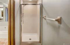 Walk-in shower in master bath