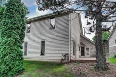 Back of house showing private deck