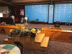 Raised Stage with view of Entire Banquet Hall