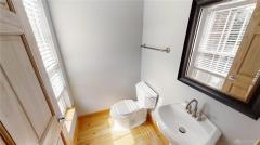 First floor half bath