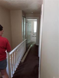 upstairs