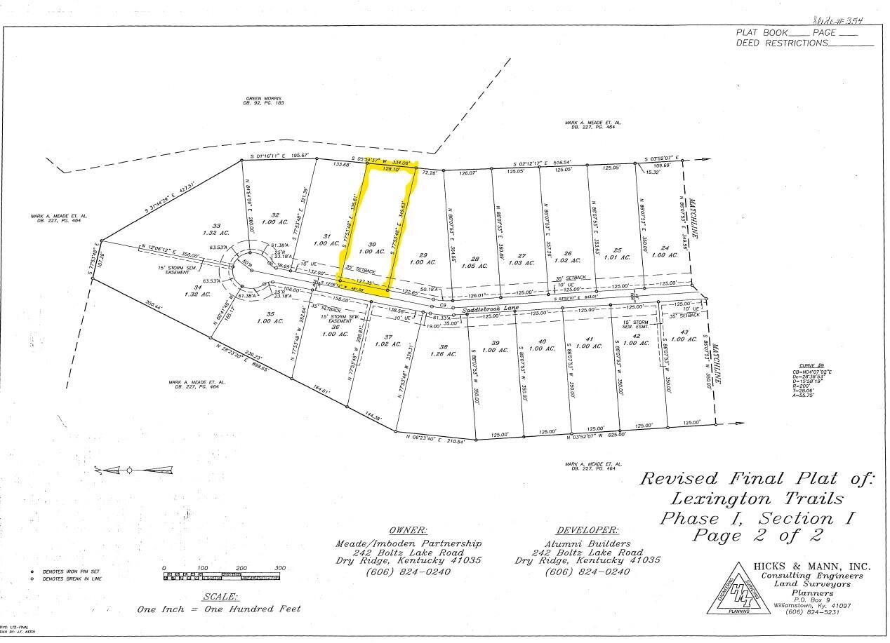 Photo of Lot 30 Saddlebrook Lane, Dry Ridge, KY 41035