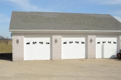 3 car detached garage. Electric and water
