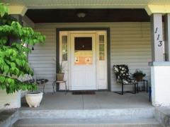 Enter this charming home through the front door and large relaxing porch.