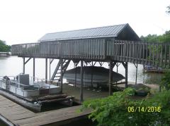 The open slip will hold pontoon