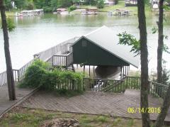 2 different ways to get on dock, upper level and lower level.