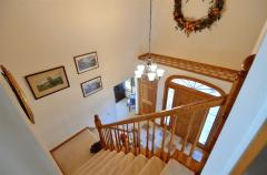 View from 2nd floor is quite amazing....so much natural woodwork!