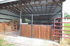 New Section Added to existing barn-New Stalls & Electric service.