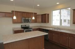 Kitchen with island