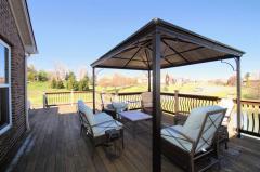 30 x 16 Deck includes the Pergola. A perfect place for your morning coffee, what a great way to start the day!