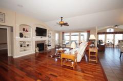 Enjoy the view from the Large windows or the warmth of a gas fireplace in the Great Room.