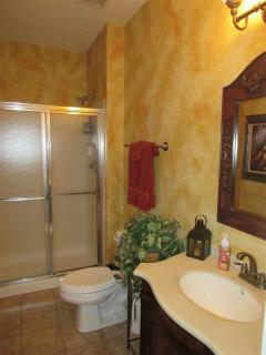 Full bath on the 1st floor