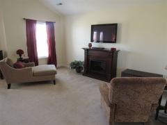Cozy sitting area in master bedroom