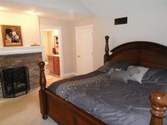 The master bedroom also has a gas fireplace to make cozy during the winter months!