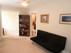 Also on the second floor is a second bedroom. Two large windows.