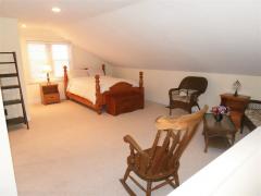 Third floor is a very generous bedroom with plenty of storage. This is a very nice private space to spend time in. Wait till you see the bathroom!