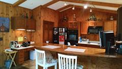 Huge Oak Butcher Block counterbar,pantry, desk, countertops. Newer upgraded appliances including double oven, bar stools.