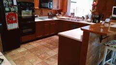 Slate tile flooring throughout kitchen, foyer and great room!
