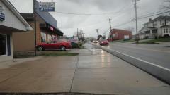 View down Petersburg Rd.