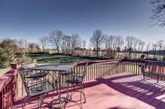 Chill on your deck overlooking your beautiful surroundings.