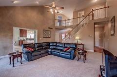 More space for entertaining! Lots of recessed lighting. 1 year old carpet.