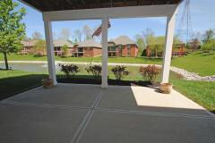 Patio provides easy access to beautiful full brick wrap exterior