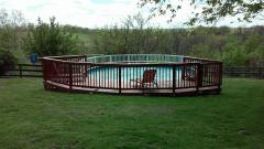Pool and decking stay!