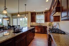 ....With custom edge granite countertops!