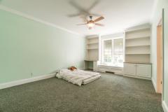 Same size room, just a different color! Adjoins to the full bathroom and bedroom #2, built ins, ceiling fan and great closet space!