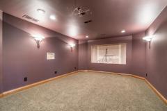 Media room, or can be easily finished for another purpose!